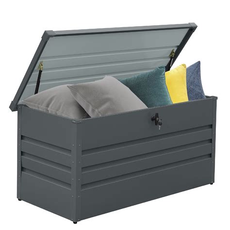 cebrosa outdoor 105 gallon metal deck box|ToolCat 49.41.